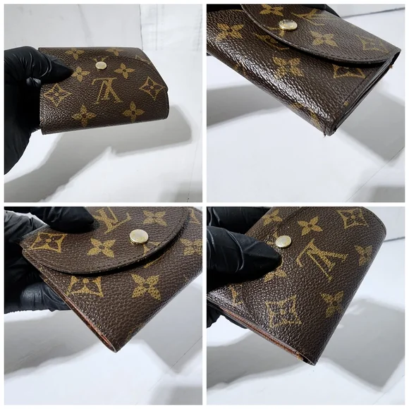 LOUIS VUITTON Monogram Helene Wallet Brown